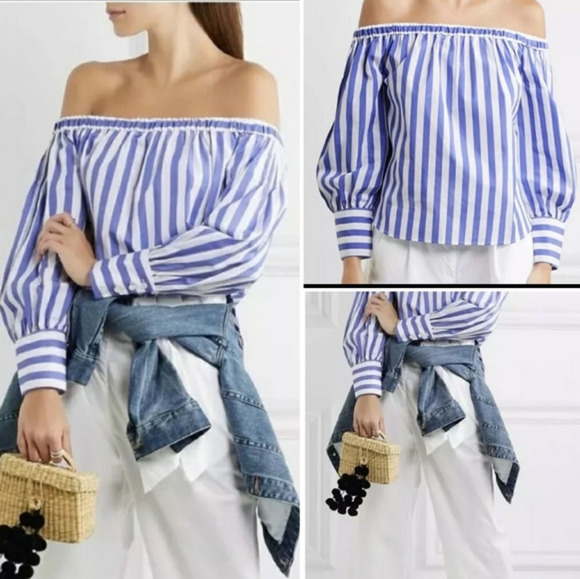 Thomas Mason for J.Crew‎  off-the-shoulder - Picture 1 of 4